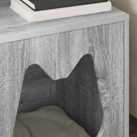 KOTY DOM SZARY SONOMA 42,5X40X53,5CM