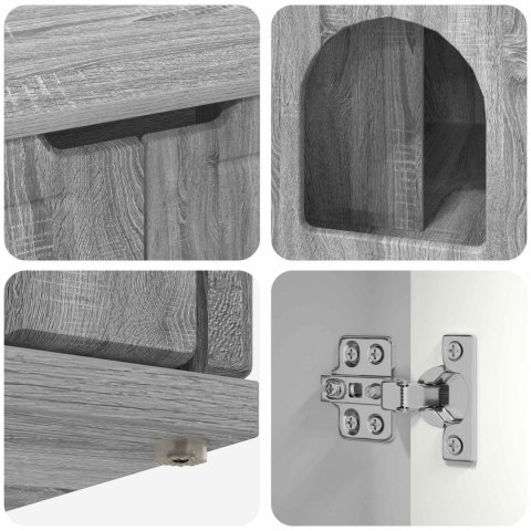 KOTY DOM SZARY SONOMA 85X55X53,5CM