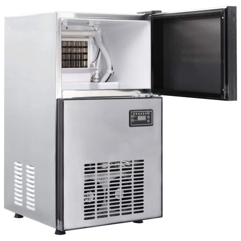 PRODUCENT KOSTEK LODU SREBRNY 43X40X71CM STAL NIERDZEWNA