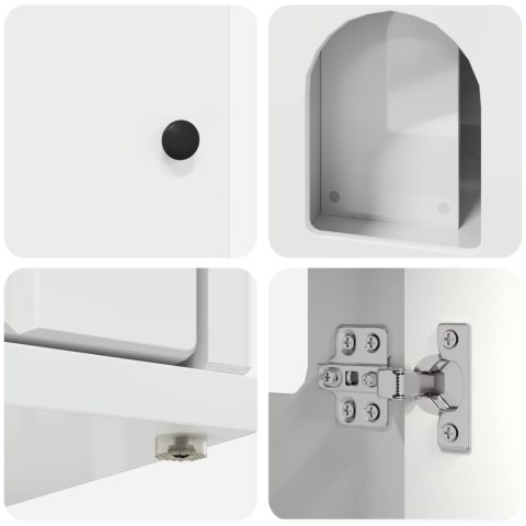 KOTY DOM BŁYSZCZĄCA BIEL 85X55X50CM