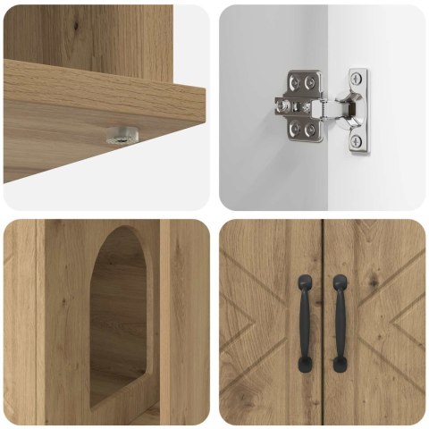 KOTY DOM DĄB RZEMIEŚLNICZY 85X55X50CM