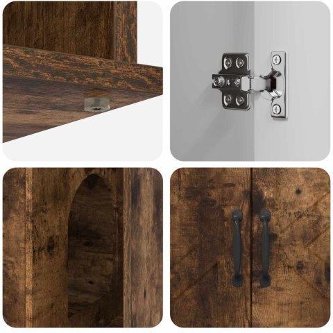 KOTY DOM DĄB WĘDZONY 85X55X50CM