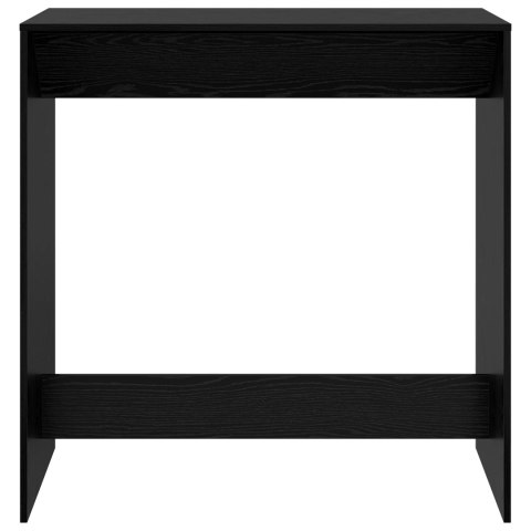 STÓŁ BAROWY CZARNY DĄB 102X50X103,5CM