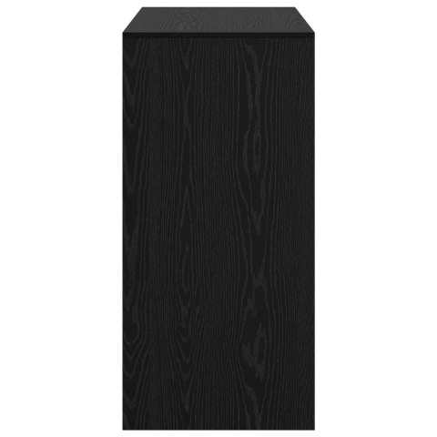 STÓŁ BAROWY CZARNY DĄB 102X50X103,5CM