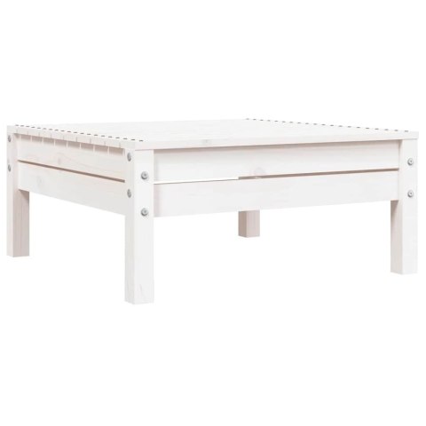 OGRODOWA SOFA 3-OSOBOWA BIAŁA LITE DREWNO SOSNOWE