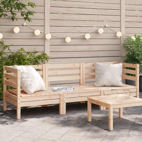 OGRODOWA SOFA 3-OSOBOWA LITE DREWNO SOSNOWE