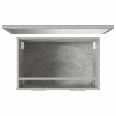 2-CZĘŚCIOWY ZESTAW MEBLI ŁAZIENKOWYCH SZAROŚĆ BETONU