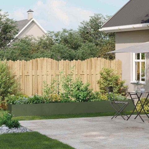 DONICA OGRODOWA OLIWKOWA 360X40X40CM STAL WALCOWANA NA ZIMNO