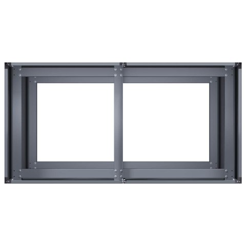 DONICZKA ANTRACYT 80X40X80CM STAL WALCOWANA NA ZIMNO