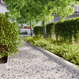 OBRZEŻA TRAWNIKOWE 10 SZT. 15X103CM STAL NIERDZEWNA