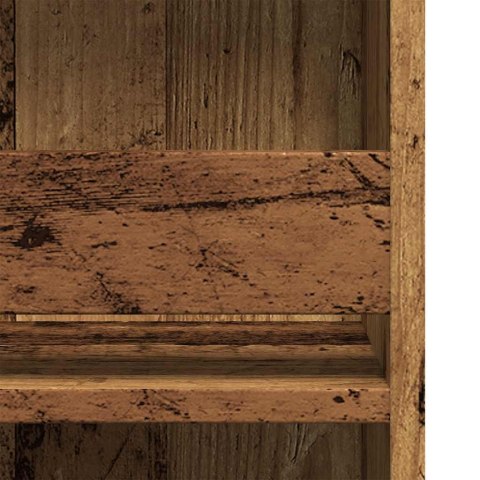 STOLIK BAROWY ZE SCHOWKIEM STARE DREWNO 102X50X103,5CM