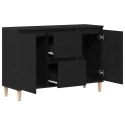 SZAFKA KOMODA CZARNY 102X35X60CM