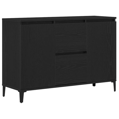 SZAFKA KOMODA CZARNY DĄB 104X35X70CM