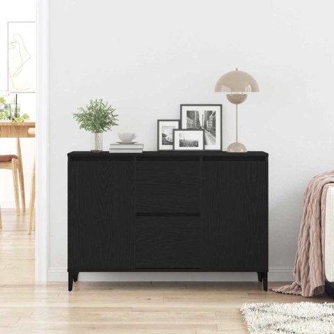 SZAFKA KOMODA CZARNY DĄB 104X35X70CM