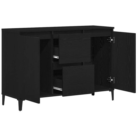 SZAFKA KOMODA CZARNY DĄB 104X35X70CM