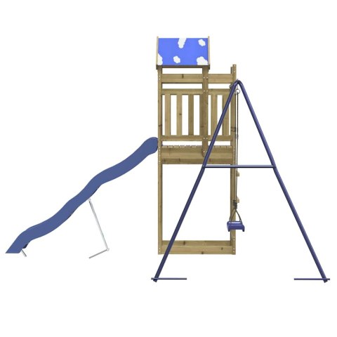 VidaXL Plac zabaw do ogrodu, impregnowane drewno sosnowe