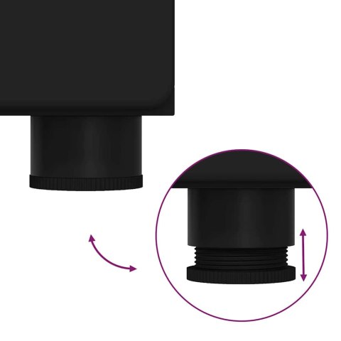 ZESTAW MEBLI ŁAZIENKOWYCH TULUM CZARNY