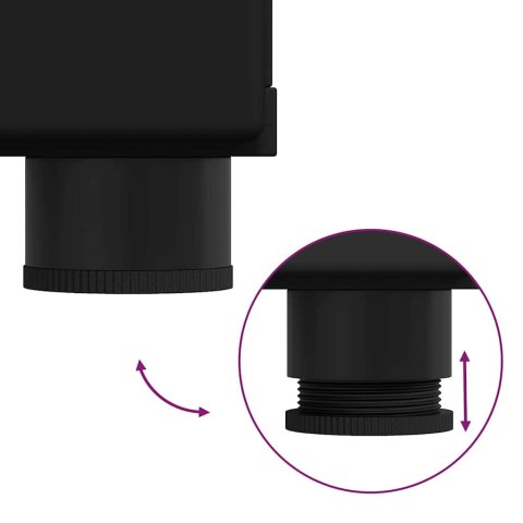 ZESTAW MEBLI ŁAZIENKOWYCH TULUM CZARNY