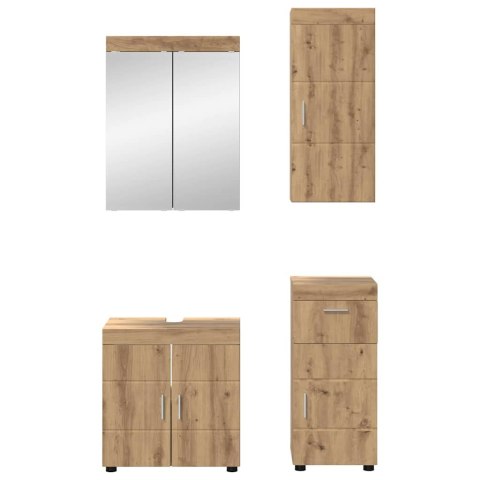 ZESTAW MEBLI ŁAZIENKOWYCH Z SZUFLADĄ TULUM DĄB RZEMIEŚLNICZY
