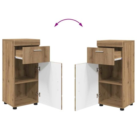 ZESTAW MEBLI ŁAZIENKOWYCH Z SZUFLADĄ TULUM DĄB RZEMIEŚLNICZY