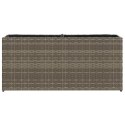 DONICA OGRODOWA OGRODOWA Z 2 WKŁADAMI SZARA 90X20X40CM RATTAN PE