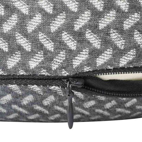 PODUSZKA Z PODUSZKĄ Z REGULACJĄ SZARY 30X28X14CM POLIESTER