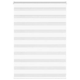 ROLETA ZEBRA BIAŁA SZEROKOŚĆ TKANINY 110,9CM POLIESTER