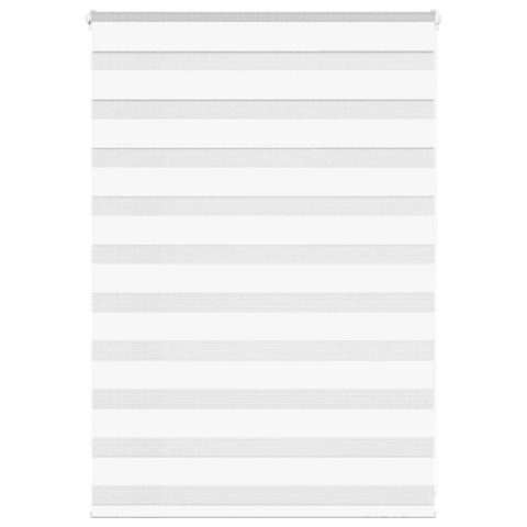 ROLETA ZEBRA BIAŁA SZEROKOŚĆ TKANINY 110,9CM POLIESTER