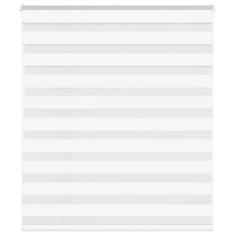 ROLETA ZEBRA BIAŁA SZEROKOŚĆ TKANINY 125,9CM POLIESTER