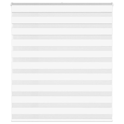 ROLETA ZEBRA BIAŁA SZEROKOŚĆ TKANINY 125,9CM POLIESTER