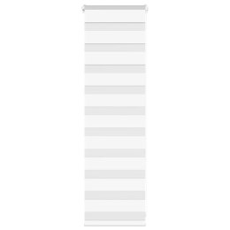 ROLETA ZEBRA BIAŁA SZEROKOŚĆ TKANINY 40,9CM POLIESTER