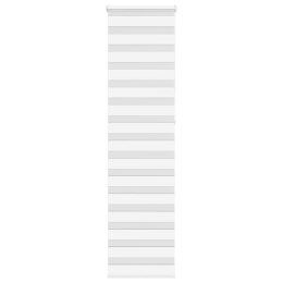 ROLETA ZEBRA BIAŁA SZEROKOŚĆ TKANINY 55,9CM POLIESTER