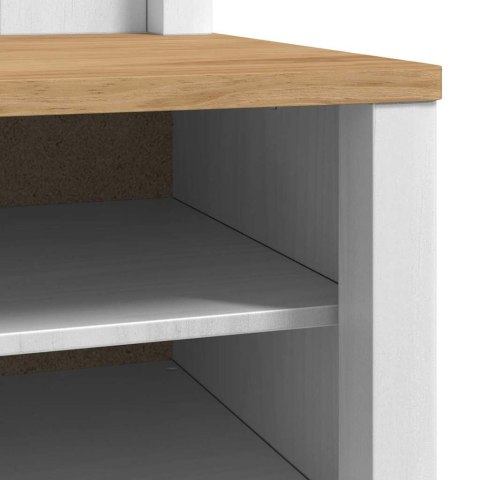 SZAFKA DO KORYTARZA Z PÓŁKĄ FLORO BIAŁY 50X40X158CM