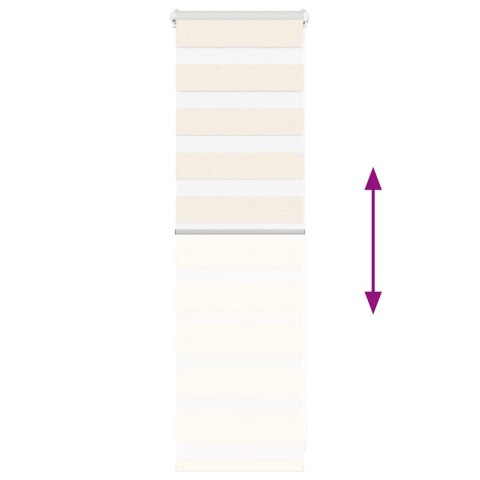 ROLETA ZEBRA 45X100CM SZEROKOŚĆ TKANINY 40,9CM POLIESTER