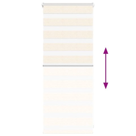 ROLETA ZEBRA 55X100CM SZEROKOŚĆ TKANINY 50,9CM POLIESTER