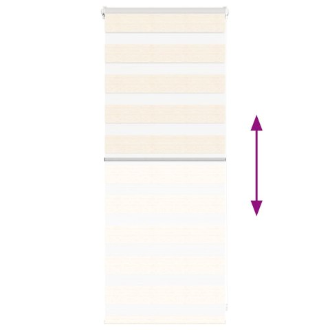 ROLETA ZEBRA 60X100CM SZEROKOŚĆ TKANINY 55,9CM POLIESTER