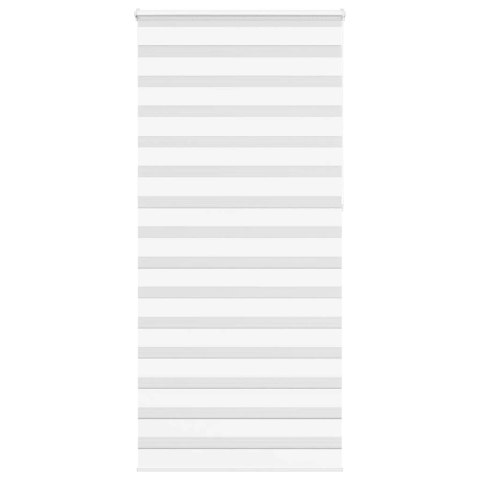ROLETA ZEBRA BIAŁA SZEROKOŚĆ TKANINY 105,9CM POLIESTER