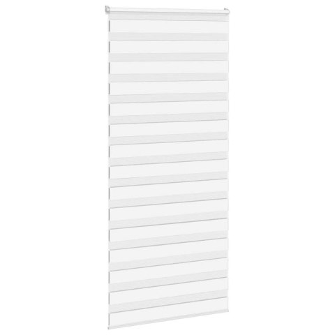 ROLETA ZEBRA BIAŁA SZEROKOŚĆ TKANINY 105,9CM POLIESTER
