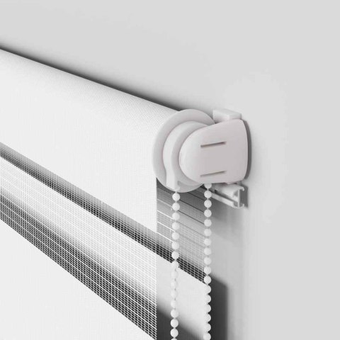 ROLETA ZEBRA BIAŁA SZEROKOŚĆ TKANINY 105,9CM POLIESTER