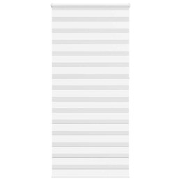 ROLETA ZEBRA BIAŁA SZEROKOŚĆ TKANINY 90,9CM POLIESTER