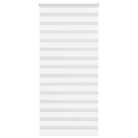 ROLETA ZEBRA BIAŁA SZEROKOŚĆ TKANINY 90,9CM POLIESTER