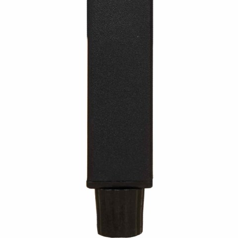 ŁAWKA OGRODOWA CZARNY I TURKUSOWY 117X54X74.5CM POLIRATTAN