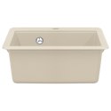 ZLEW BEŻOWY 470X440MM GRANIT
