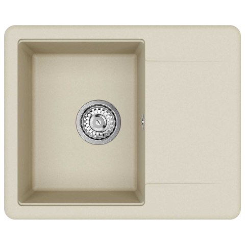 ZLEW BEŻOWY 560X460MM 80% KWARC I 20% ŻYWICA