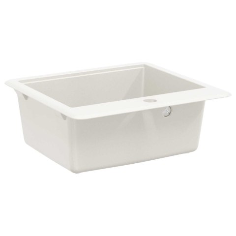 ZLEW BIAŁY 470X440MM GRANIT