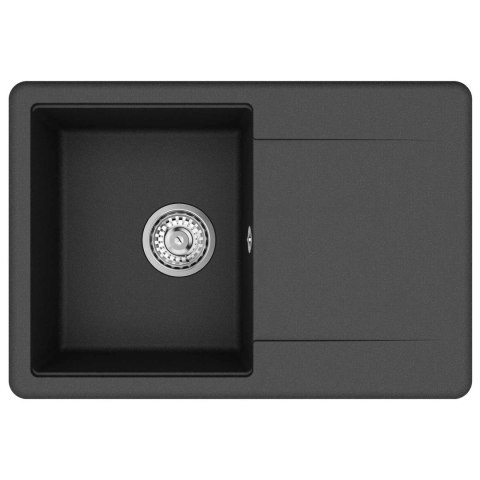 ZLEW CZARNY 670X460MM GRANIT