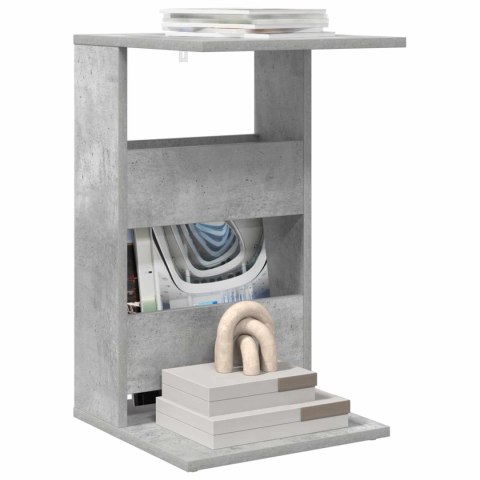 STOLIK BOCZNY BETONOWY SZARY 40X35X60,5CM