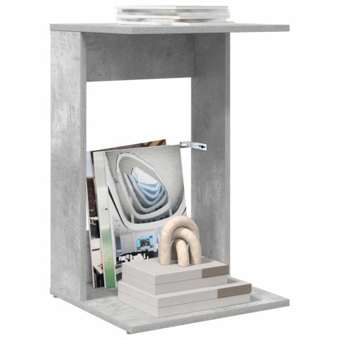 STOLIK BOCZNY BETONOWY SZARY 40X38X62,5CM