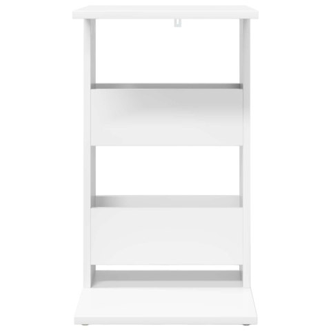 STOLIK BOCZNY BIAŁY 40X35X60,5CM