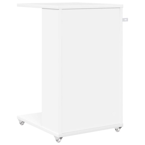 STOLIK BOCZNY BIAŁY 40X35X60CM